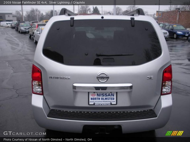 Silver Lightning / Graphite 2009 Nissan Pathfinder SE 4x4