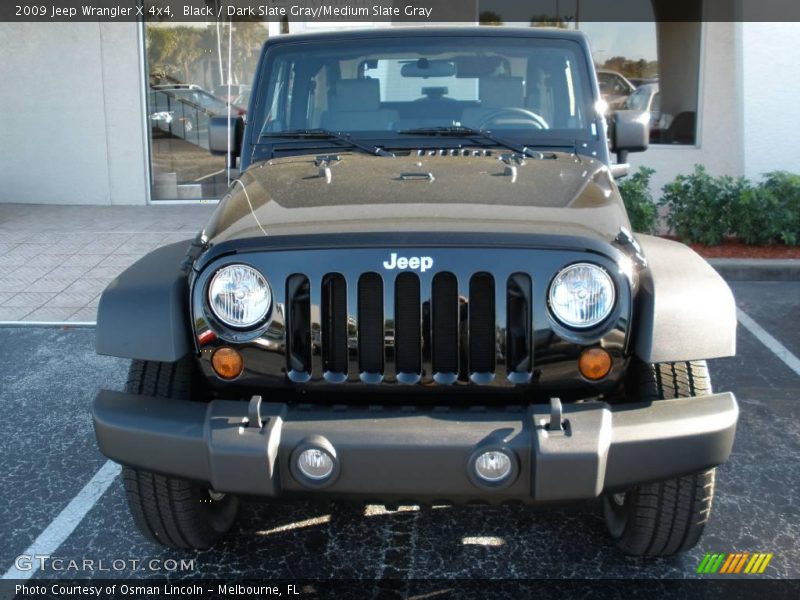 Black / Dark Slate Gray/Medium Slate Gray 2009 Jeep Wrangler X 4x4