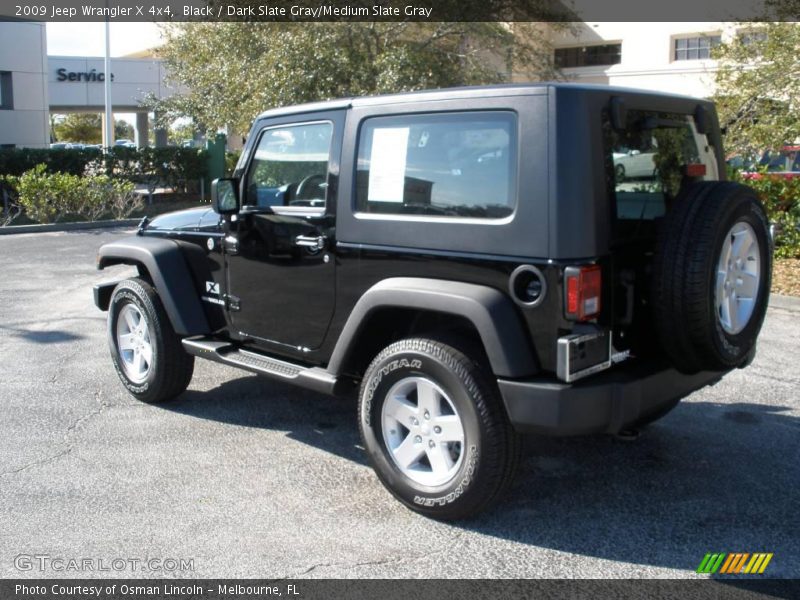 Black / Dark Slate Gray/Medium Slate Gray 2009 Jeep Wrangler X 4x4