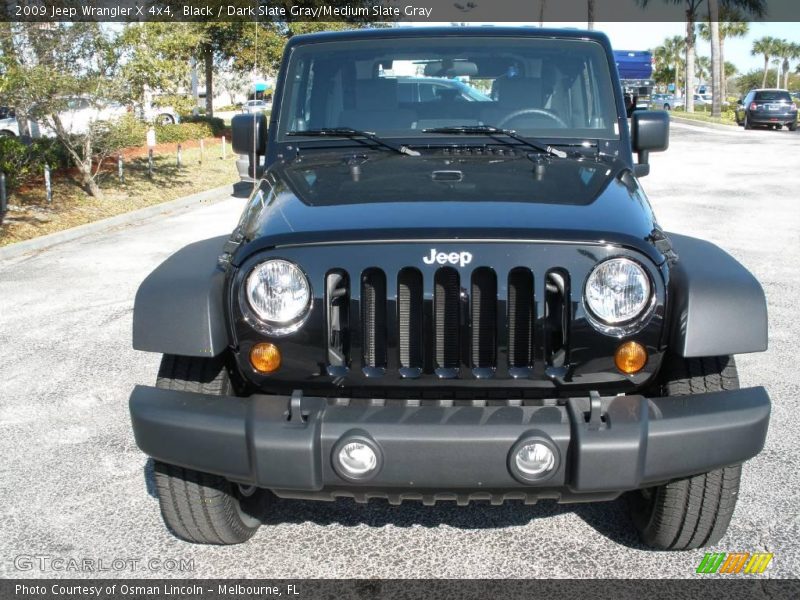 Black / Dark Slate Gray/Medium Slate Gray 2009 Jeep Wrangler X 4x4
