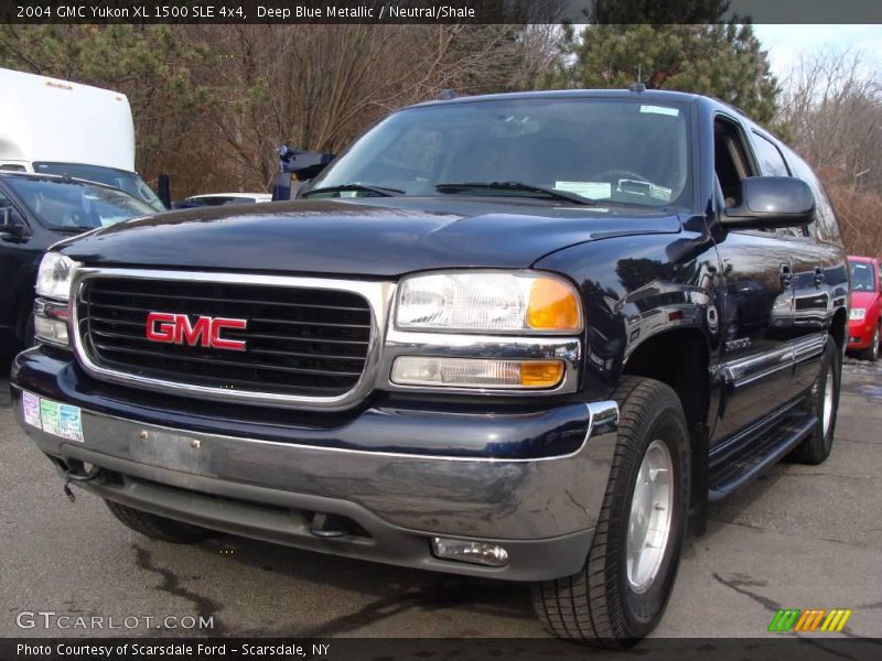 Deep Blue Metallic / Neutral/Shale 2004 GMC Yukon XL 1500 SLE 4x4