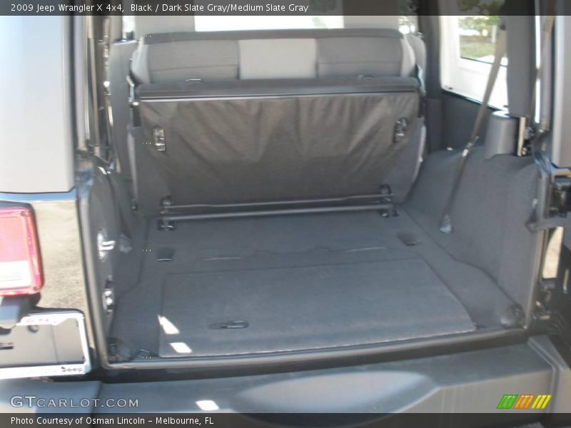 Black / Dark Slate Gray/Medium Slate Gray 2009 Jeep Wrangler X 4x4