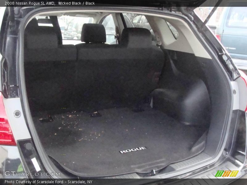 Wicked Black / Black 2008 Nissan Rogue SL AWD