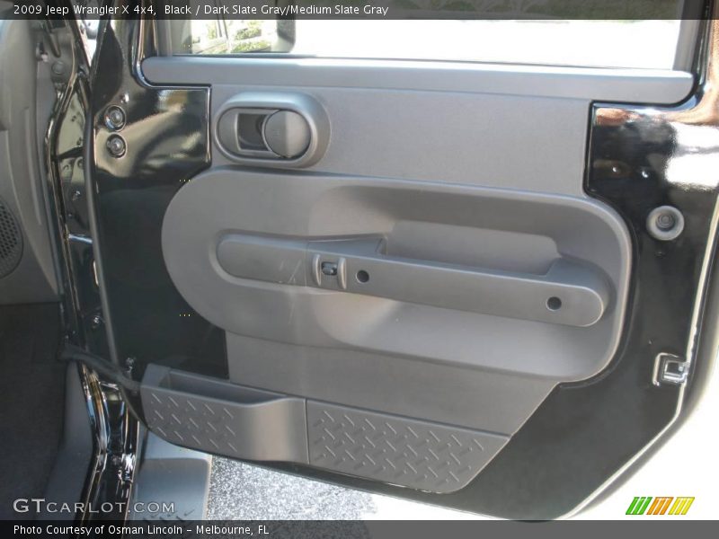 Black / Dark Slate Gray/Medium Slate Gray 2009 Jeep Wrangler X 4x4