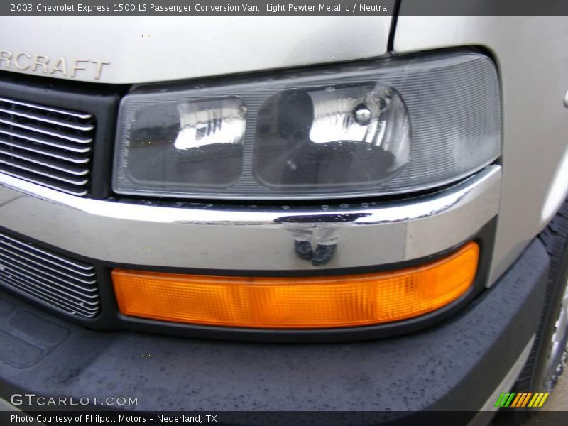 Light Pewter Metallic / Neutral 2003 Chevrolet Express 1500 LS Passenger Conversion Van