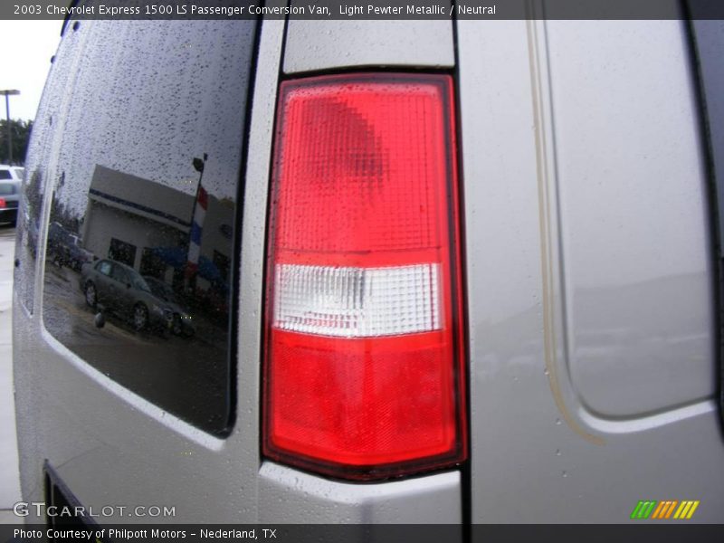 Light Pewter Metallic / Neutral 2003 Chevrolet Express 1500 LS Passenger Conversion Van