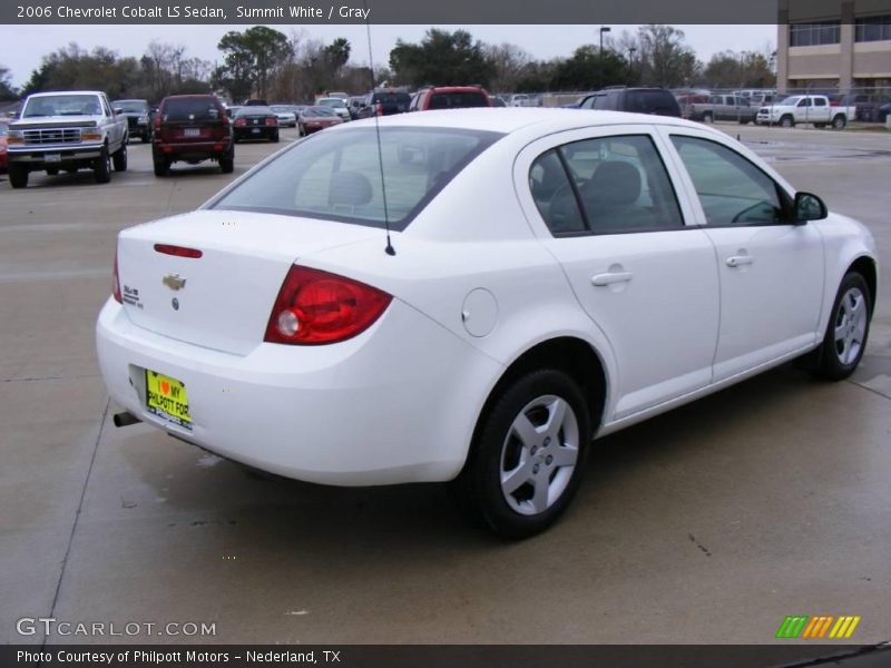 Summit White / Gray 2006 Chevrolet Cobalt LS Sedan