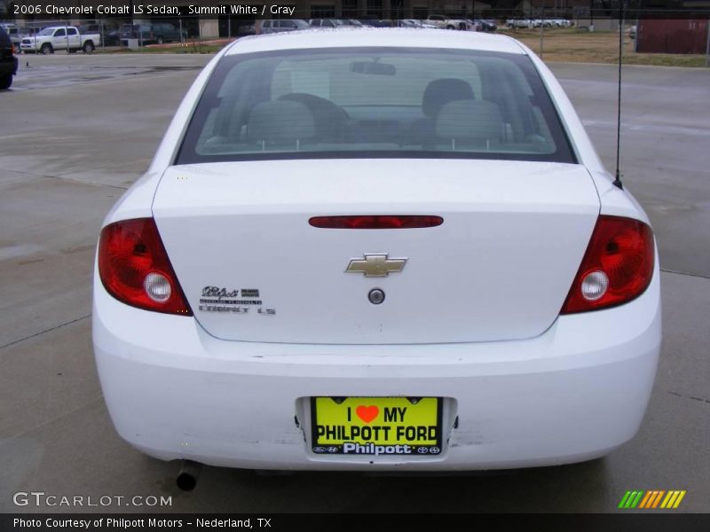Summit White / Gray 2006 Chevrolet Cobalt LS Sedan
