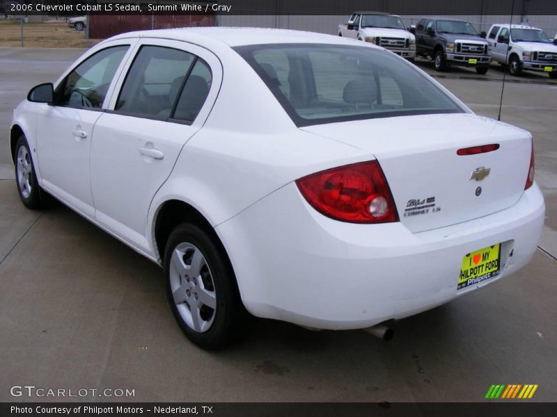 Summit White / Gray 2006 Chevrolet Cobalt LS Sedan