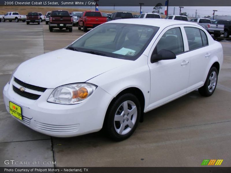 Summit White / Gray 2006 Chevrolet Cobalt LS Sedan