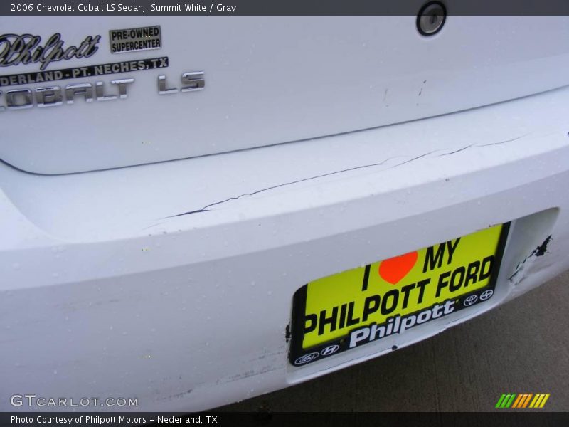 Summit White / Gray 2006 Chevrolet Cobalt LS Sedan