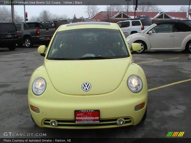 Yellow / Black 2000 Volkswagen New Beetle GLS Coupe