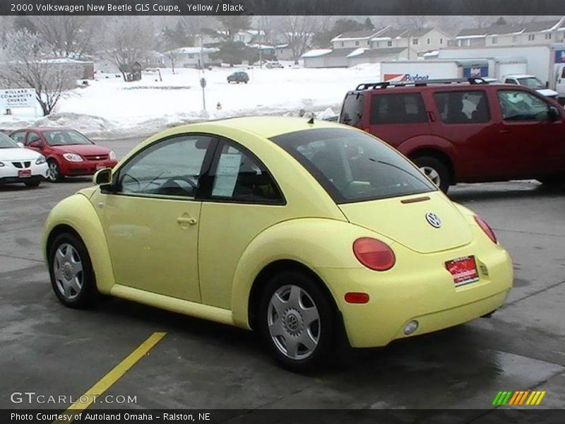 Yellow / Black 2000 Volkswagen New Beetle GLS Coupe