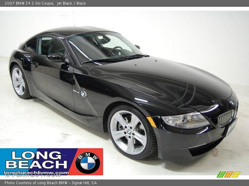 Jet Black / Black 2007 BMW Z4 3.0si Coupe