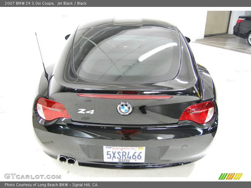 Jet Black / Black 2007 BMW Z4 3.0si Coupe