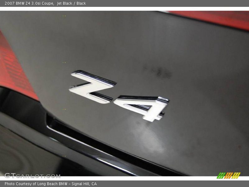 Jet Black / Black 2007 BMW Z4 3.0si Coupe