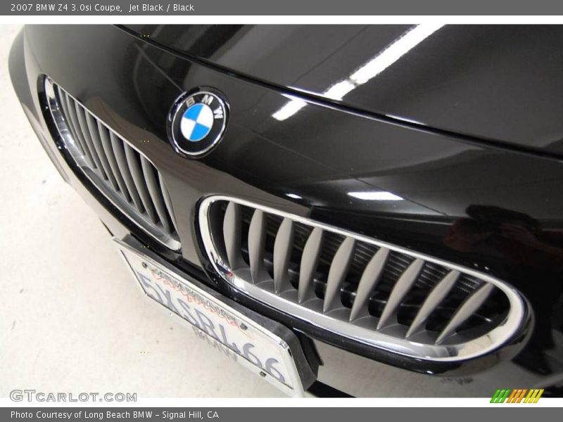 Jet Black / Black 2007 BMW Z4 3.0si Coupe
