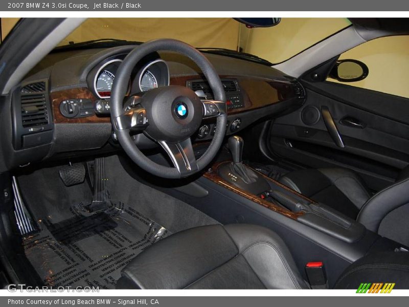 Jet Black / Black 2007 BMW Z4 3.0si Coupe