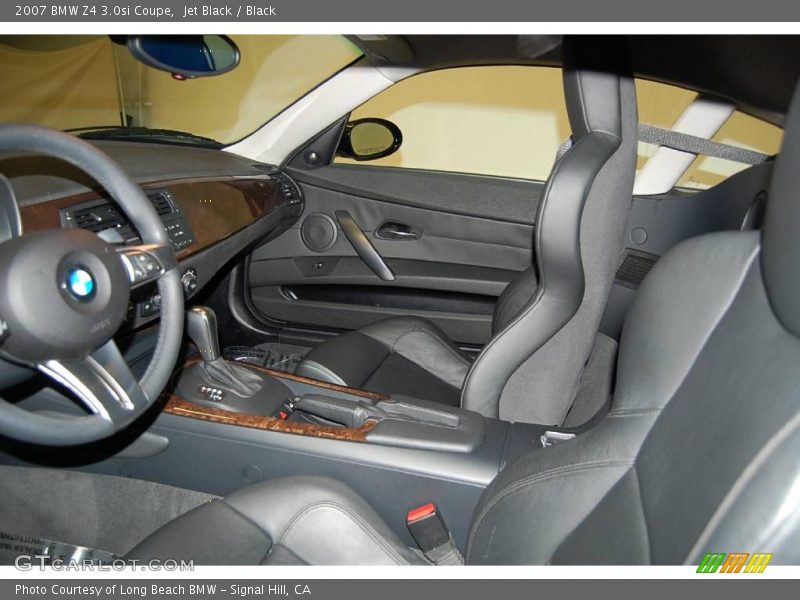 Jet Black / Black 2007 BMW Z4 3.0si Coupe
