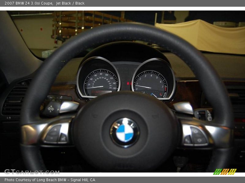 Jet Black / Black 2007 BMW Z4 3.0si Coupe
