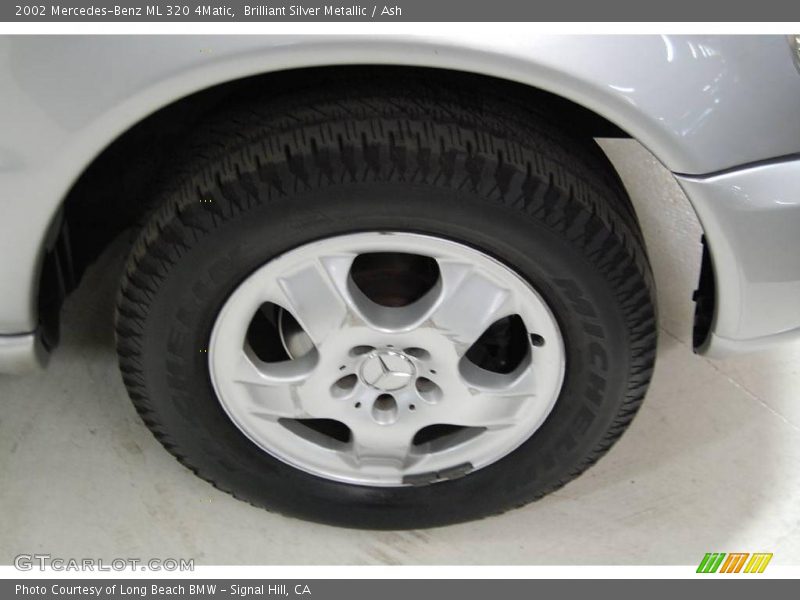 Brilliant Silver Metallic / Ash 2002 Mercedes-Benz ML 320 4Matic