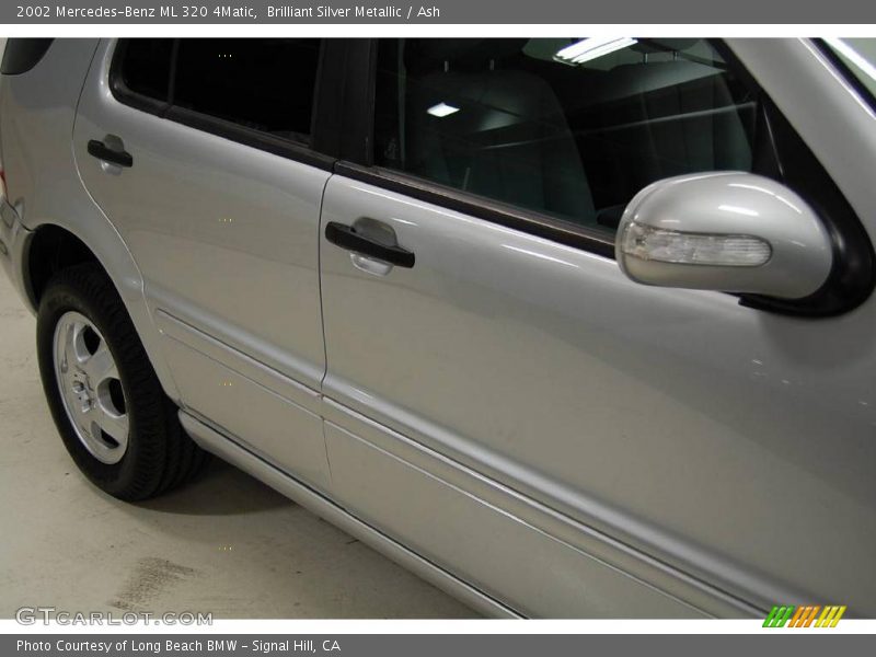 Brilliant Silver Metallic / Ash 2002 Mercedes-Benz ML 320 4Matic