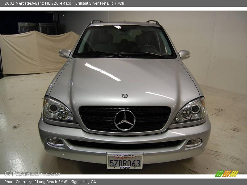 Brilliant Silver Metallic / Ash 2002 Mercedes-Benz ML 320 4Matic