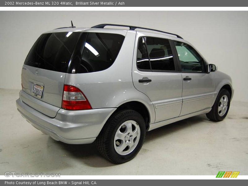 Brilliant Silver Metallic / Ash 2002 Mercedes-Benz ML 320 4Matic