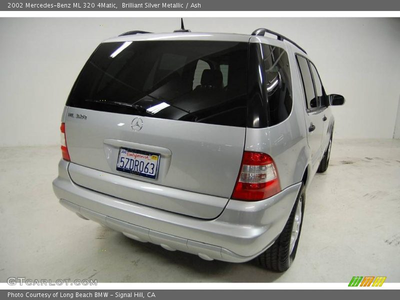 Brilliant Silver Metallic / Ash 2002 Mercedes-Benz ML 320 4Matic
