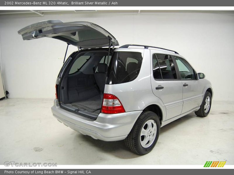 Brilliant Silver Metallic / Ash 2002 Mercedes-Benz ML 320 4Matic