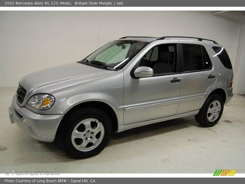 Brilliant Silver Metallic / Ash 2002 Mercedes-Benz ML 320 4Matic