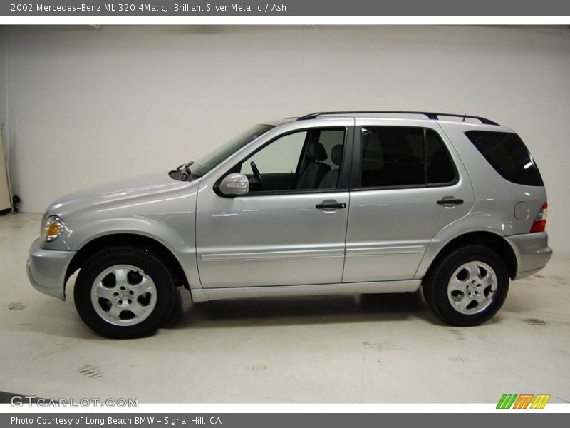 Brilliant Silver Metallic / Ash 2002 Mercedes-Benz ML 320 4Matic