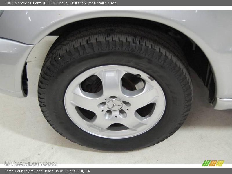 Brilliant Silver Metallic / Ash 2002 Mercedes-Benz ML 320 4Matic