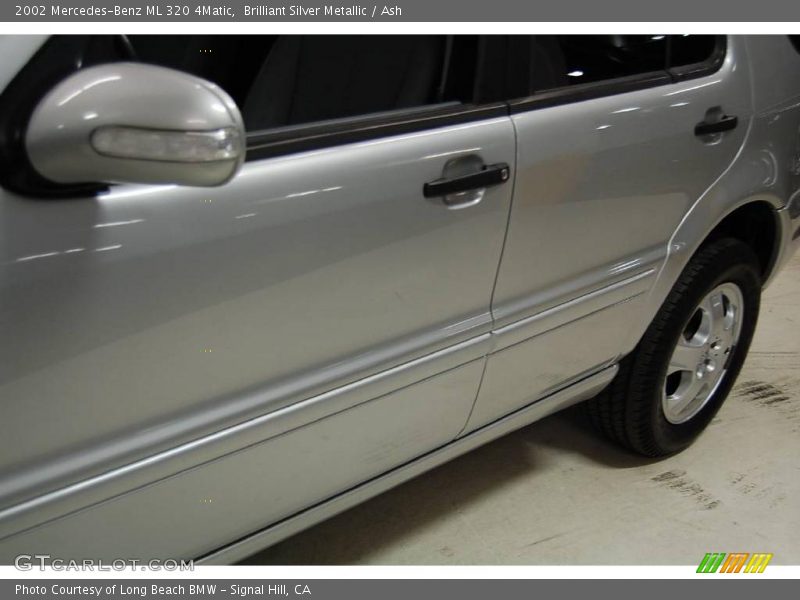 Brilliant Silver Metallic / Ash 2002 Mercedes-Benz ML 320 4Matic