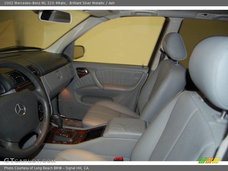 Brilliant Silver Metallic / Ash 2002 Mercedes-Benz ML 320 4Matic
