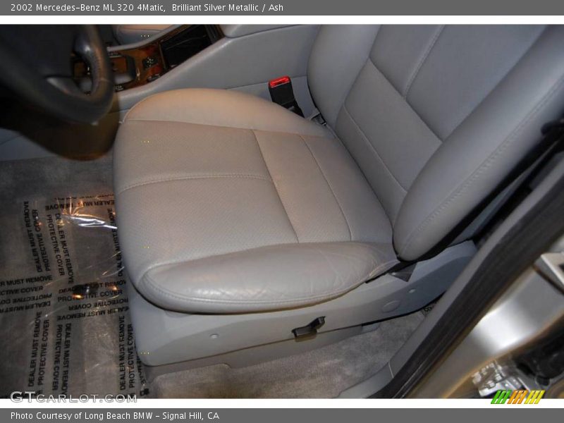 Brilliant Silver Metallic / Ash 2002 Mercedes-Benz ML 320 4Matic