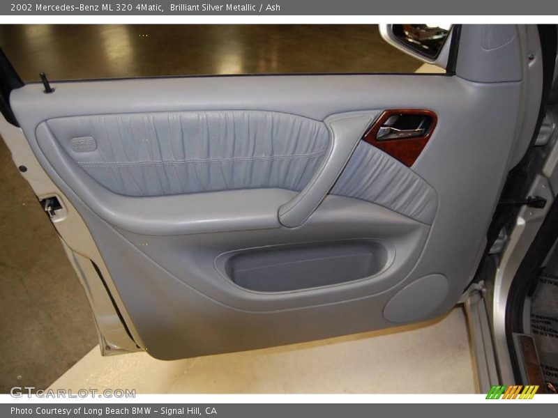 Brilliant Silver Metallic / Ash 2002 Mercedes-Benz ML 320 4Matic
