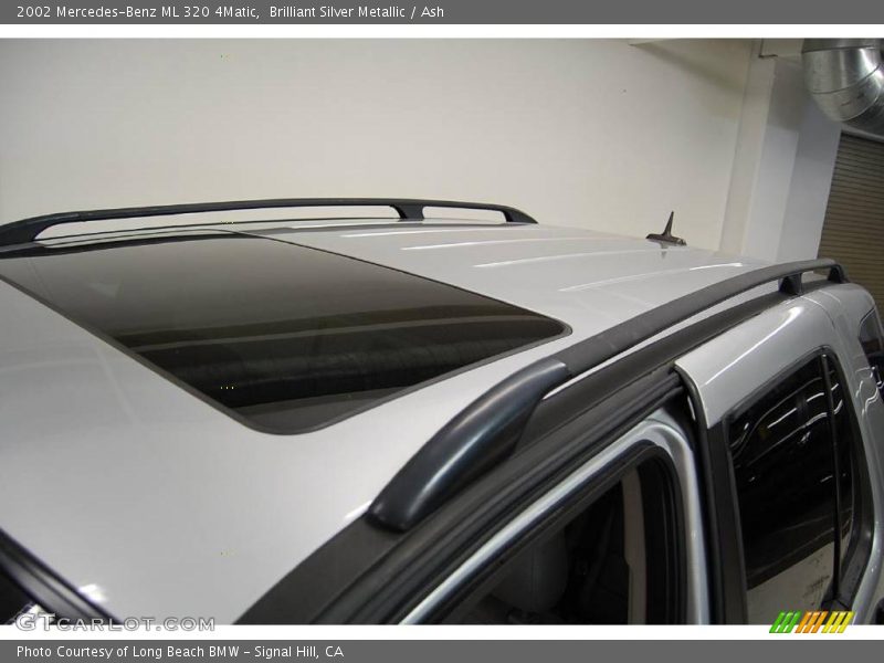 Brilliant Silver Metallic / Ash 2002 Mercedes-Benz ML 320 4Matic