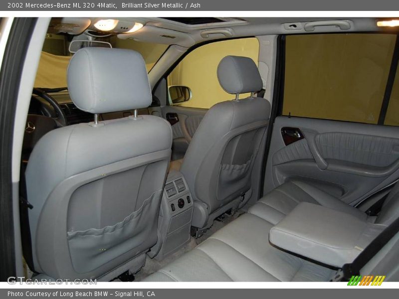 Brilliant Silver Metallic / Ash 2002 Mercedes-Benz ML 320 4Matic