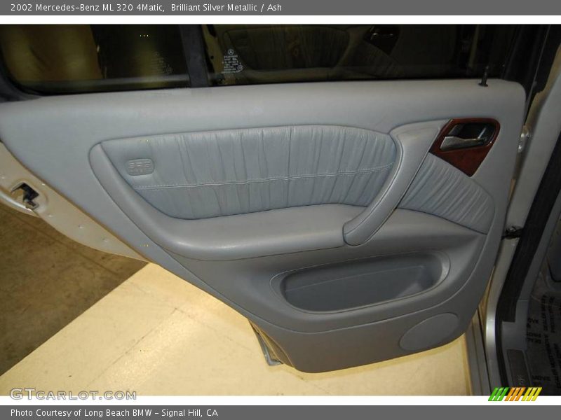 Brilliant Silver Metallic / Ash 2002 Mercedes-Benz ML 320 4Matic