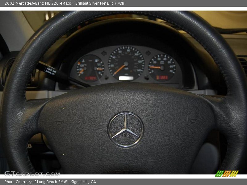 Brilliant Silver Metallic / Ash 2002 Mercedes-Benz ML 320 4Matic