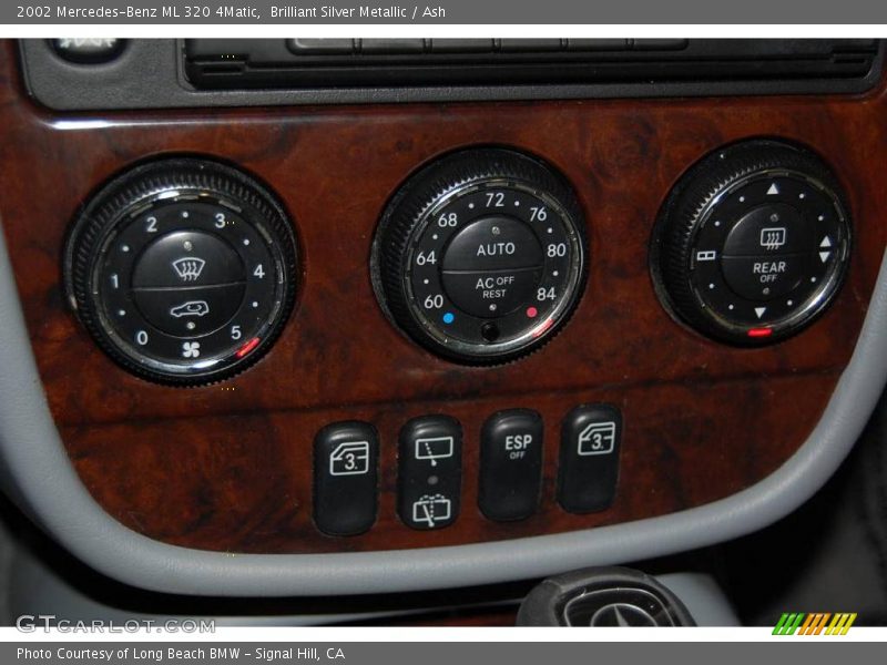 Brilliant Silver Metallic / Ash 2002 Mercedes-Benz ML 320 4Matic
