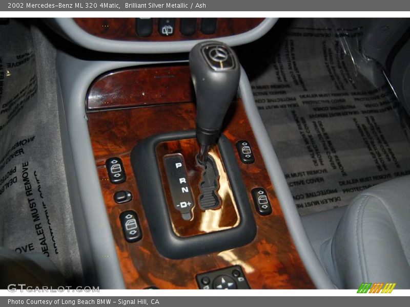 Brilliant Silver Metallic / Ash 2002 Mercedes-Benz ML 320 4Matic