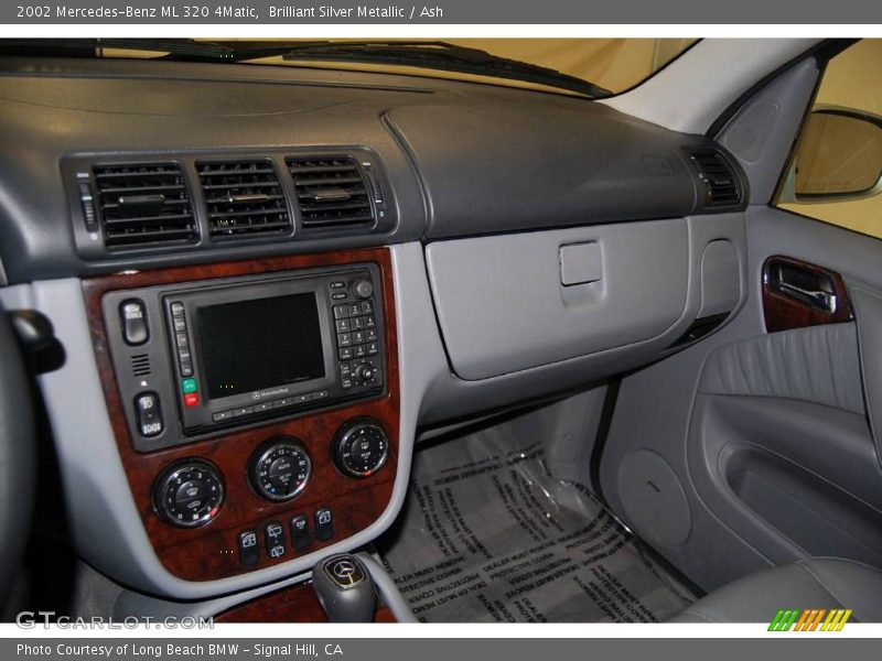 Brilliant Silver Metallic / Ash 2002 Mercedes-Benz ML 320 4Matic