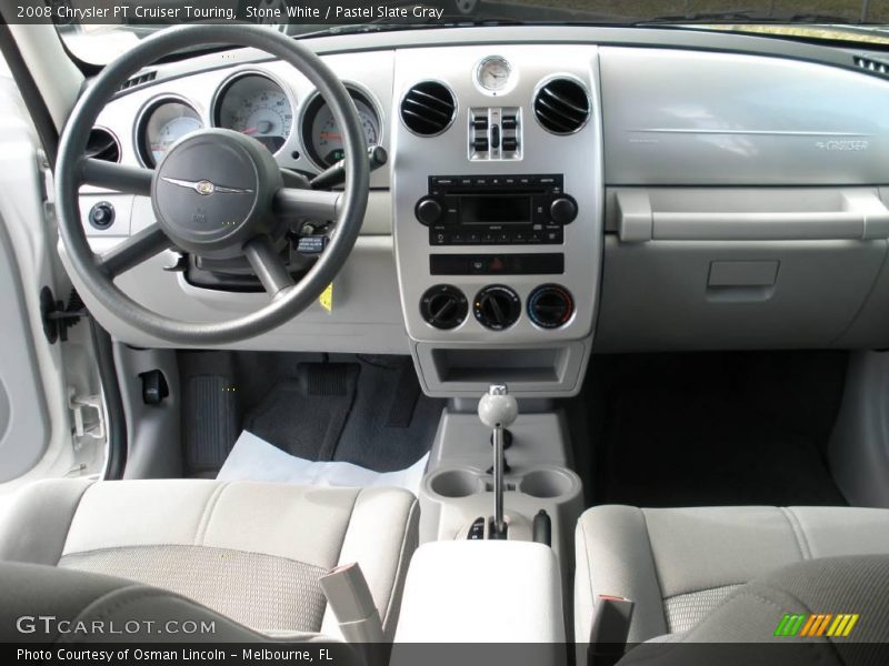 Stone White / Pastel Slate Gray 2008 Chrysler PT Cruiser Touring