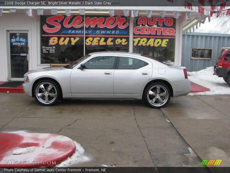 Bright Silver Metallic / Dark Slate Gray 2008 Dodge Charger SE