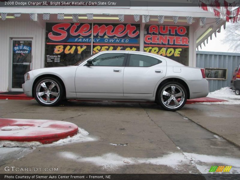 Bright Silver Metallic / Dark Slate Gray 2008 Dodge Charger SE