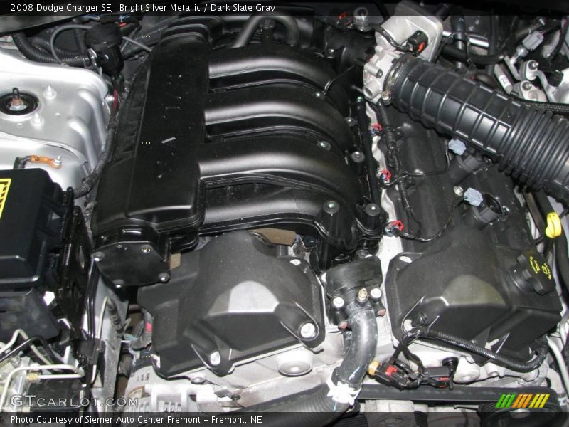 Bright Silver Metallic / Dark Slate Gray 2008 Dodge Charger SE