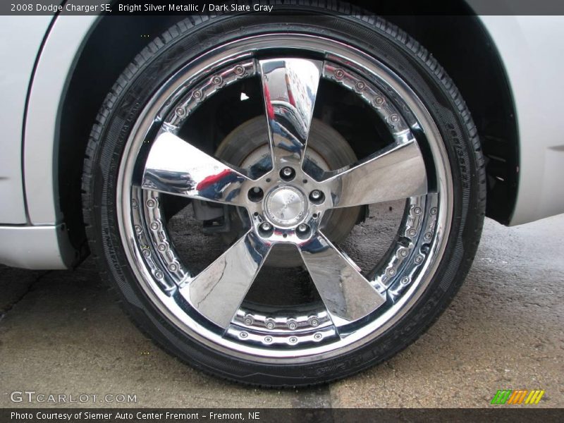 Bright Silver Metallic / Dark Slate Gray 2008 Dodge Charger SE