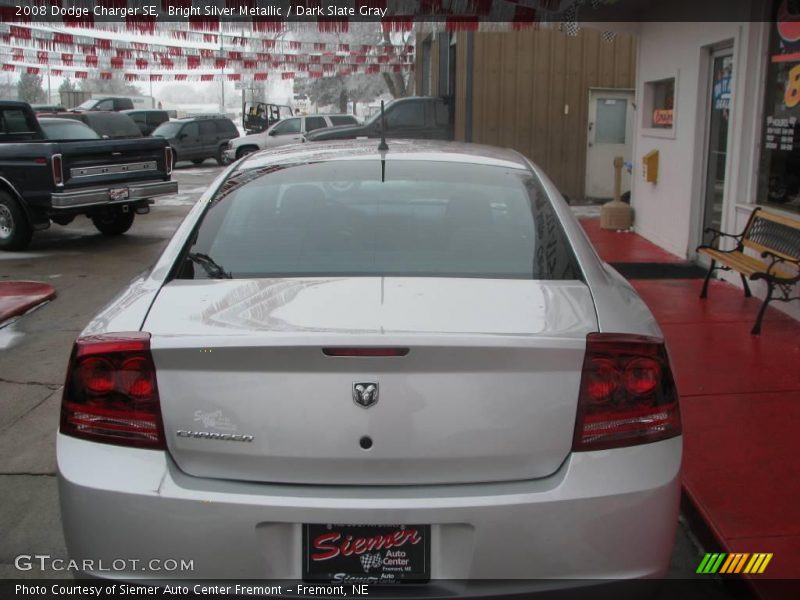 Bright Silver Metallic / Dark Slate Gray 2008 Dodge Charger SE